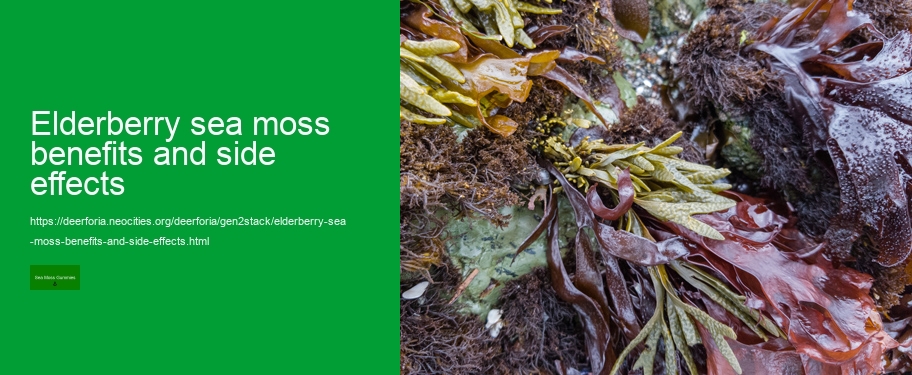 before and after sea moss benefits and side effects